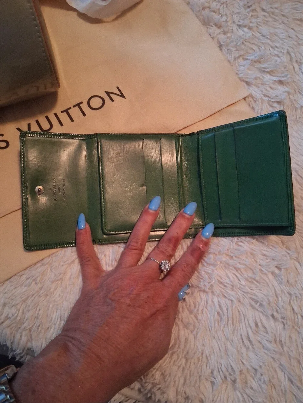 Vintage Louis Vuitton Vernis Bedford Pappilon Bag And LV Wallet